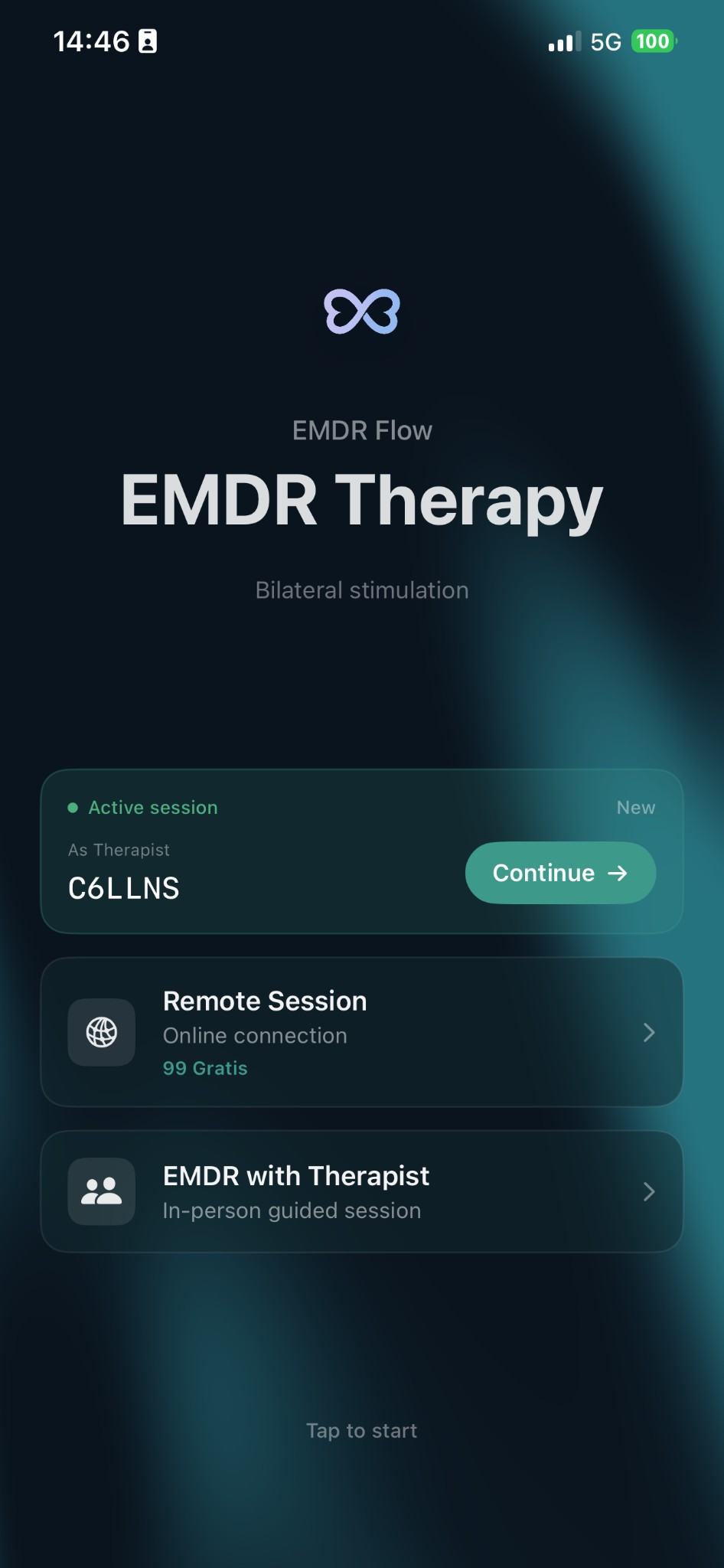 EMDR Flow — Simulador Clínico EMDR con IA y Estimulación Bilateral Remota